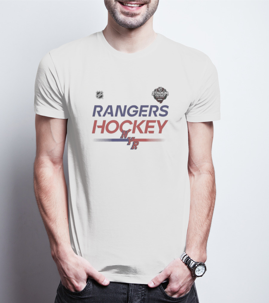 Rangers Hockey 2024 NHL Stadium Series NYR T-Shirt