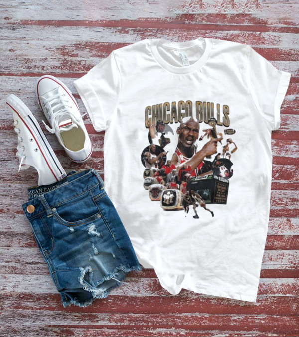 Chicago Bulls NBA Legends And Victory Celebrations T-Shirt