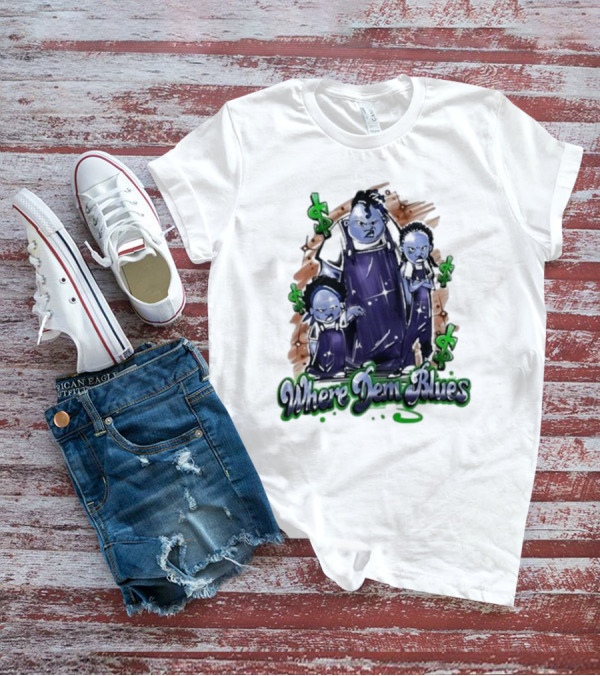 Where Dem Blues Based Savage T-Shirt