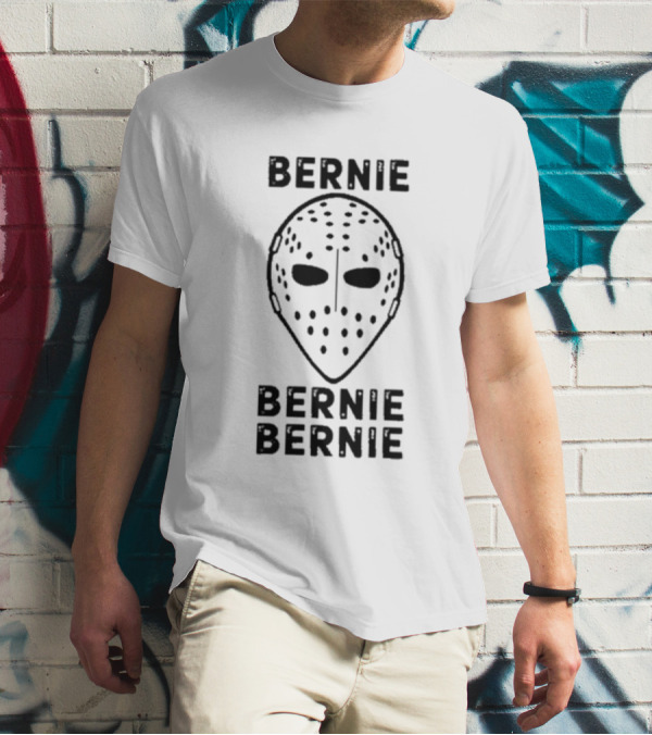 BERNIE BERNIE BERNIE Hockey Mask T-Shirt