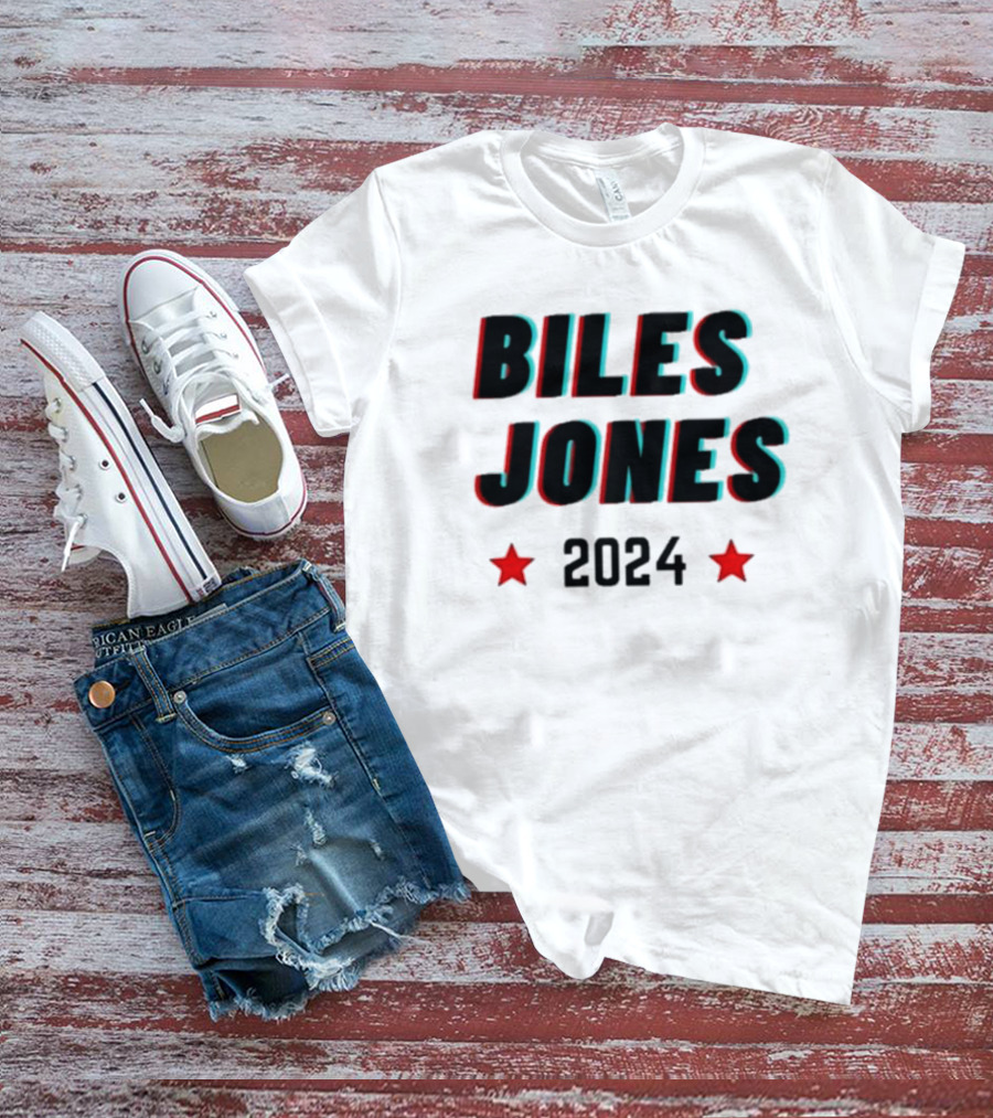 Biles Jones 2024 Election Stars T-Shirt