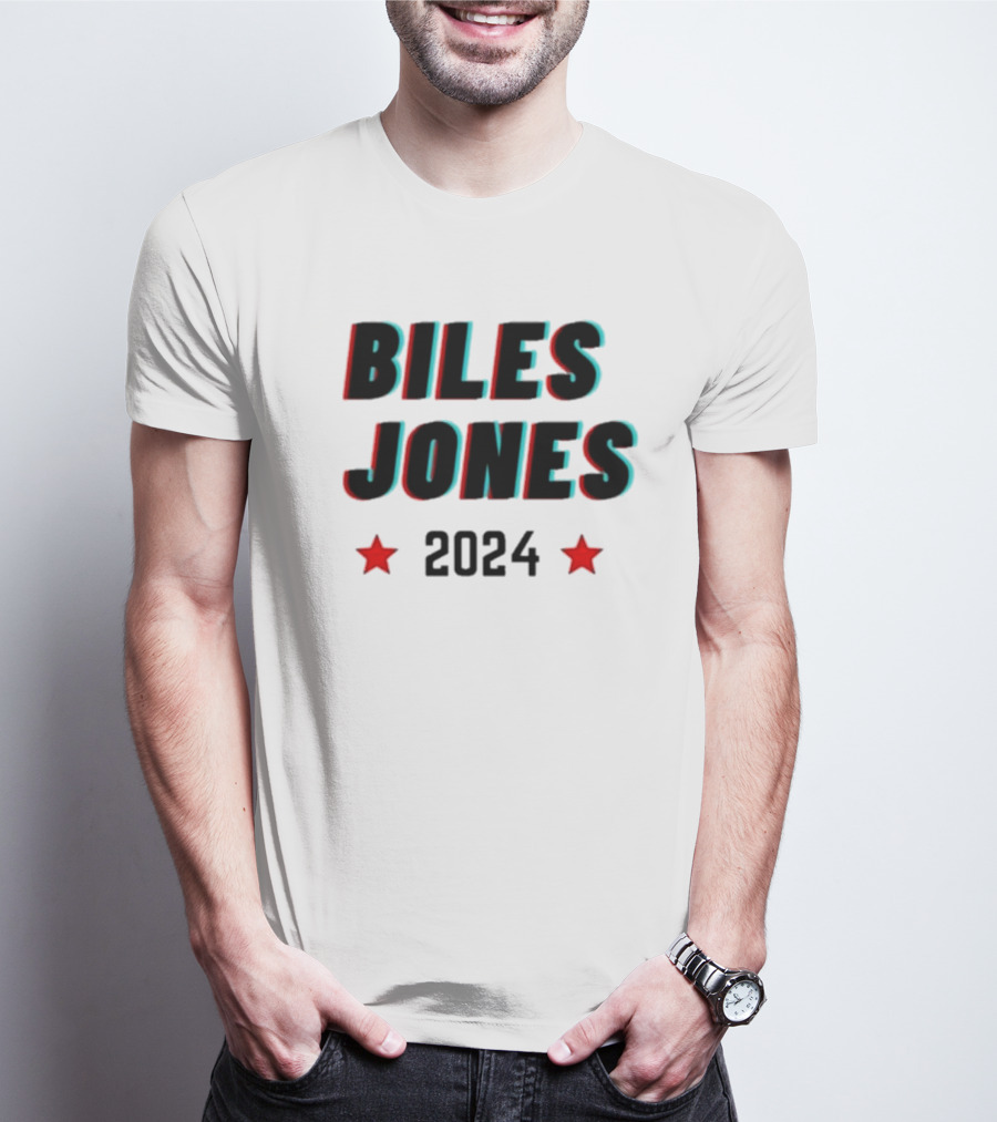 Biles Jones 2024 Election Stars T-Shirt