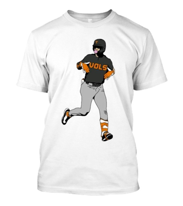 VOLS Baseball Player Bubblegum T-Shirt