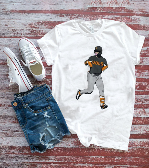 VOLS Baseball Player Bubblegum T-Shirt