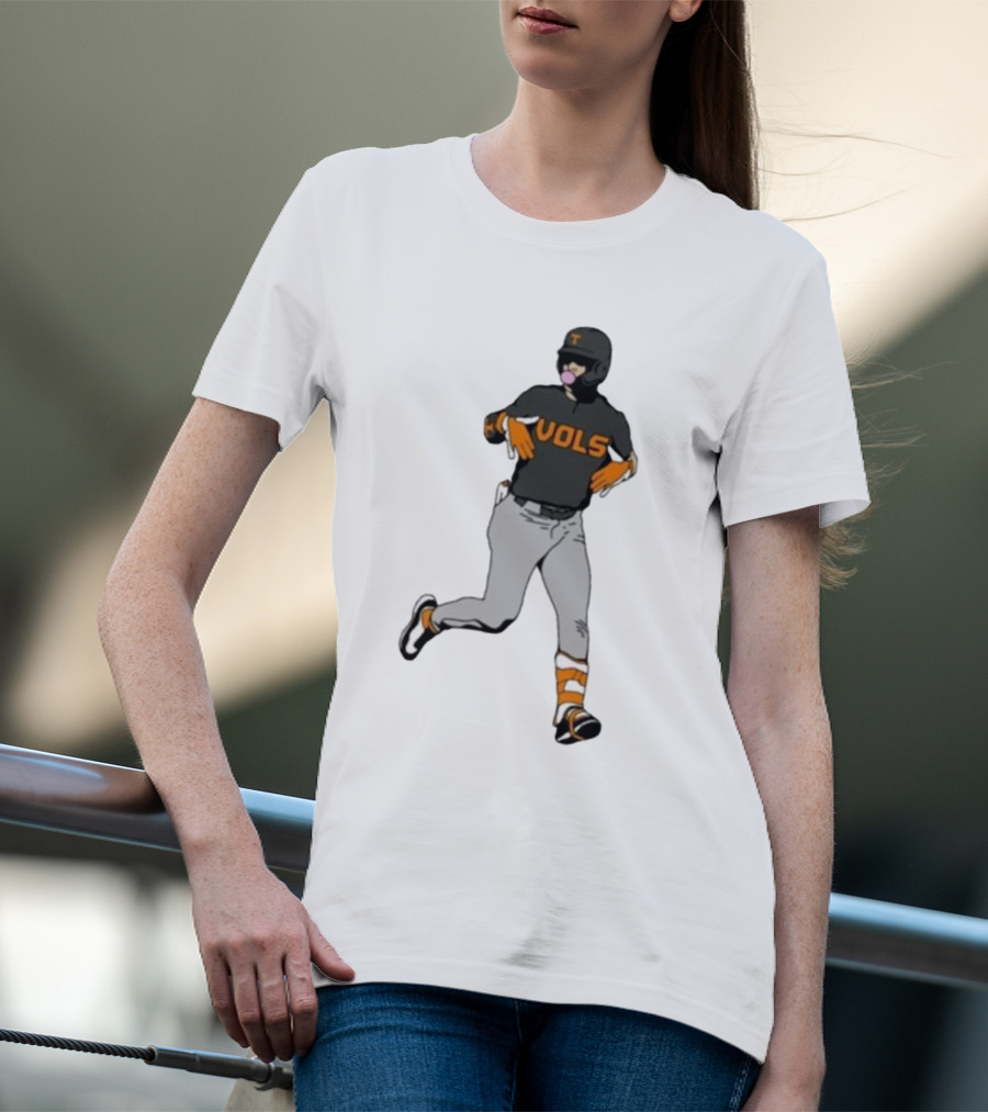 VOLS Baseball Player Bubblegum T-Shirt