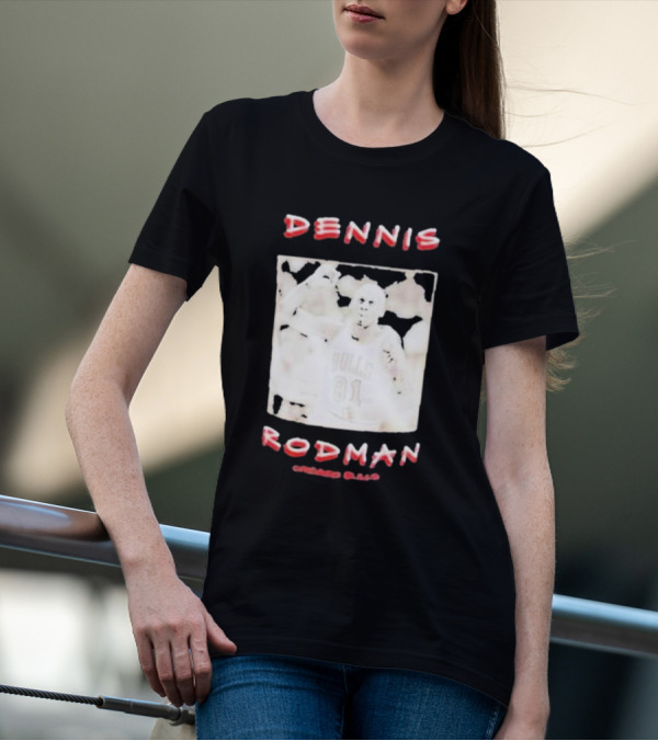 DENNIS RODMAN BULLS 91 CHICAGO BASKETBALL T-Shirt