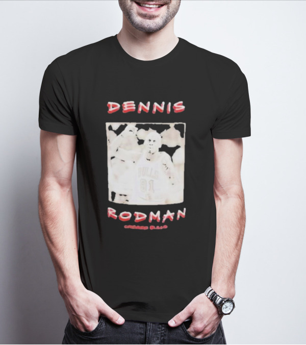 DENNIS RODMAN BULLS 91 CHICAGO BASKETBALL T-Shirt