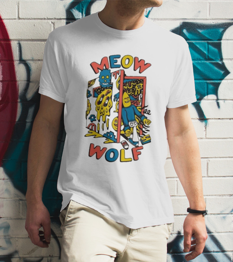 Meow Wolf Killer Acid X Mw Drippy Door Trippy Psychedelic T-Shirt
