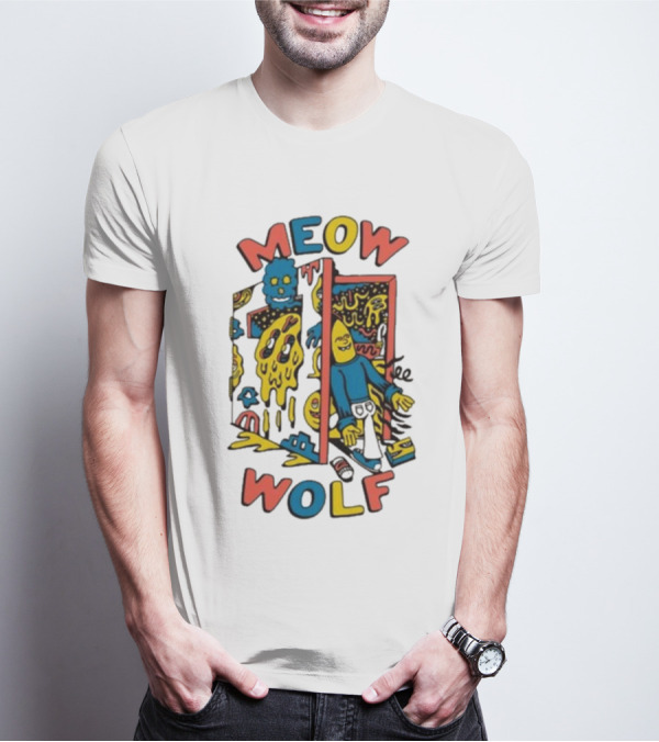 Meow Wolf Killer Acid X Mw Drippy Door Trippy Psychedelic T-Shirt