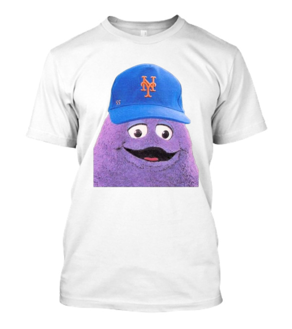 Lgm Grimace New York Mets Mascot Baseball Cap T-Shirt