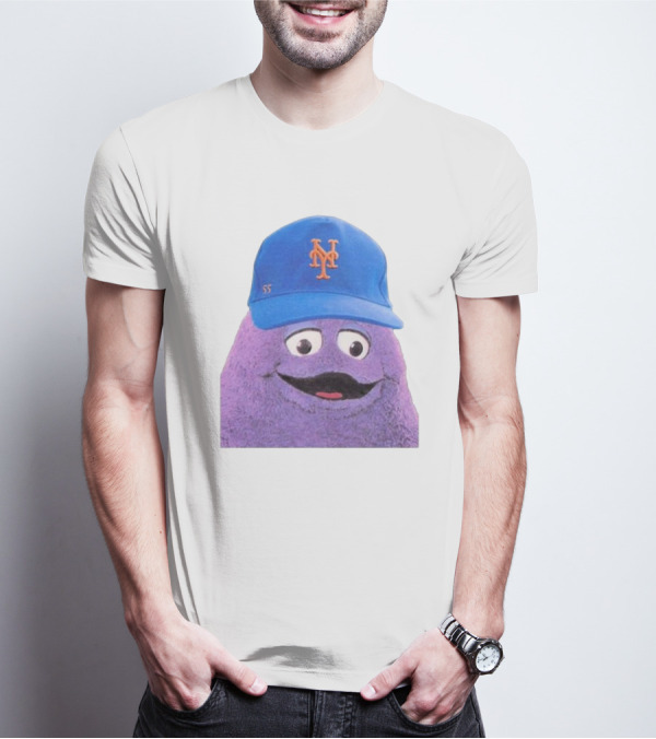 Lgm Grimace New York Mets Mascot Baseball Cap T-Shirt