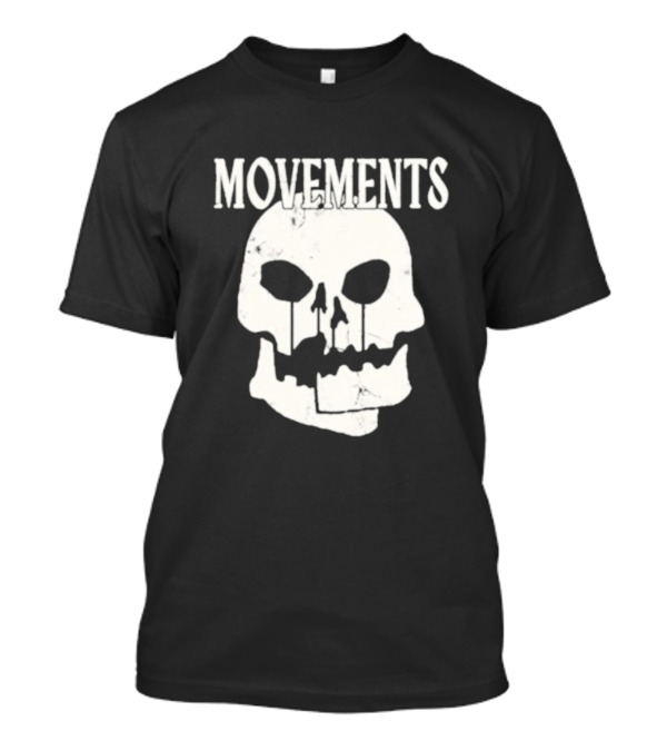 Movements Afraid To Die Skull Graphic Iconic T-Shirt