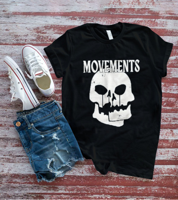 Movements Afraid To Die Skull Graphic Iconic T-Shirt