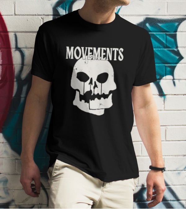Movements Afraid To Die Skull Graphic Iconic T-Shirt
