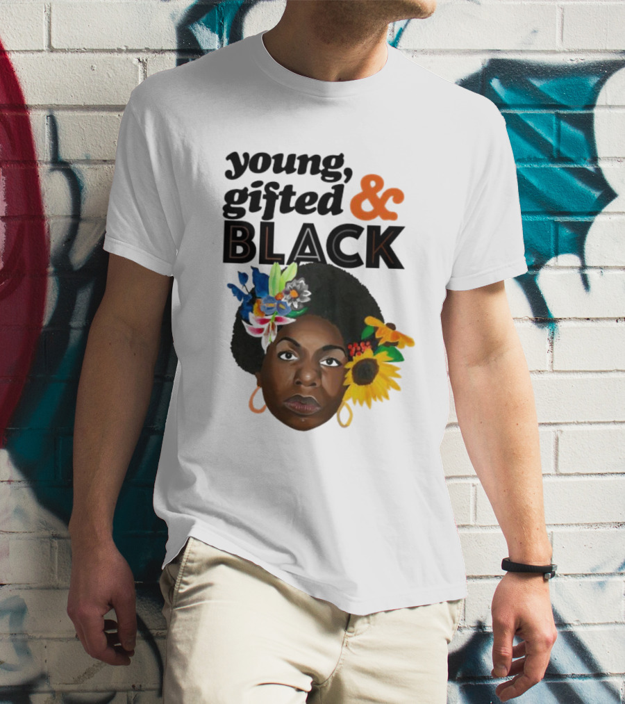 Young Gifted And Black Nina En Printemps T-Shirt