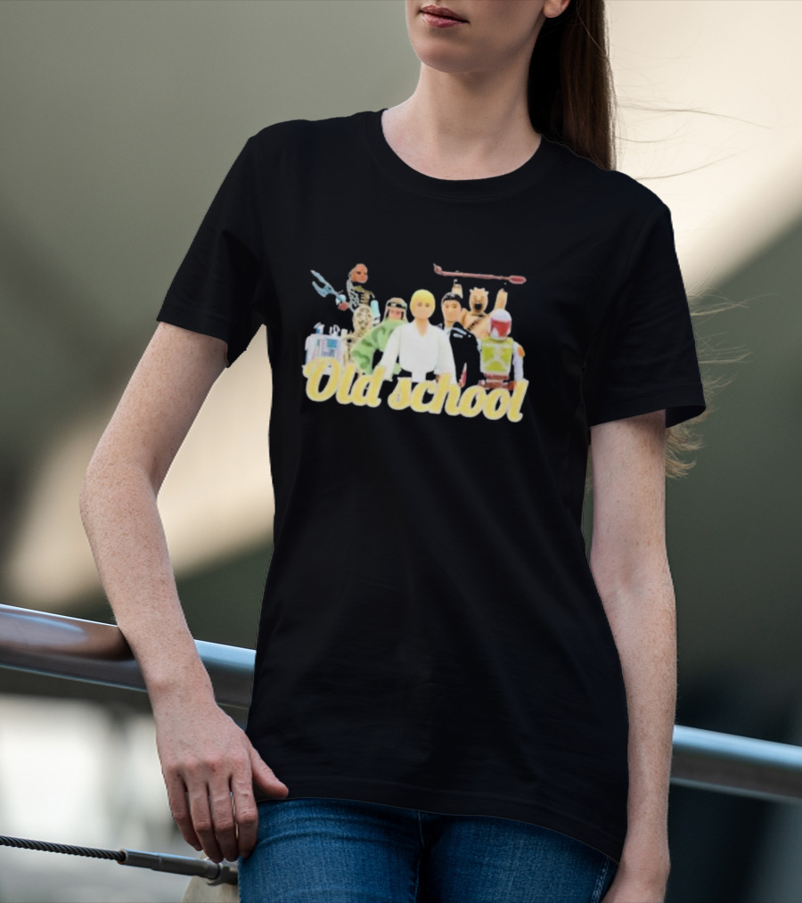 Old School Star Wars Action Figures Nostalgia T-Shirt