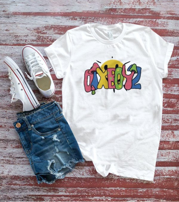 Otxboyz Microdose Smiley Face Psychedelic Bubble Letters T-Shirt