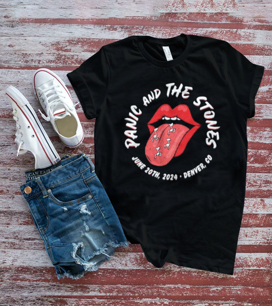 Panic And The Stones June 20th 2024 Denver CO T-Shirt
