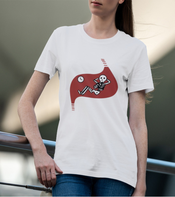 Death Of Dungeon Meshi Falin Skeleton Inside Red Stomach T-Shirt