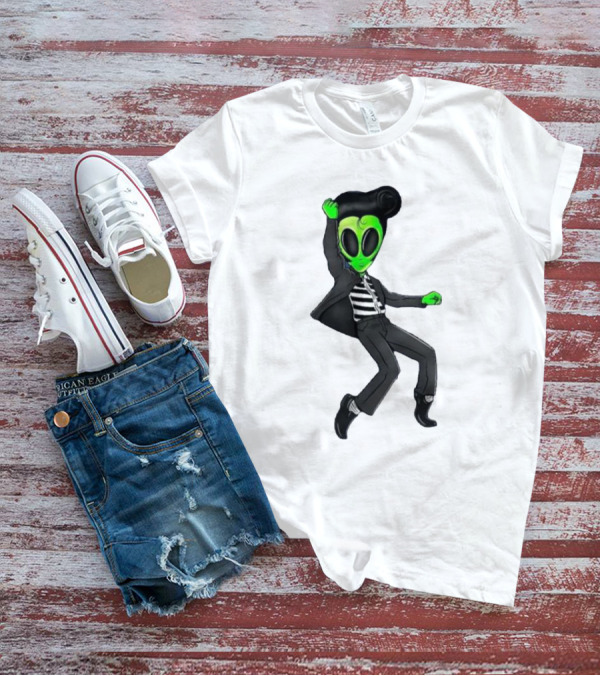 Jailhouse Rock Alien Elvis Presley Dance T-Shirt