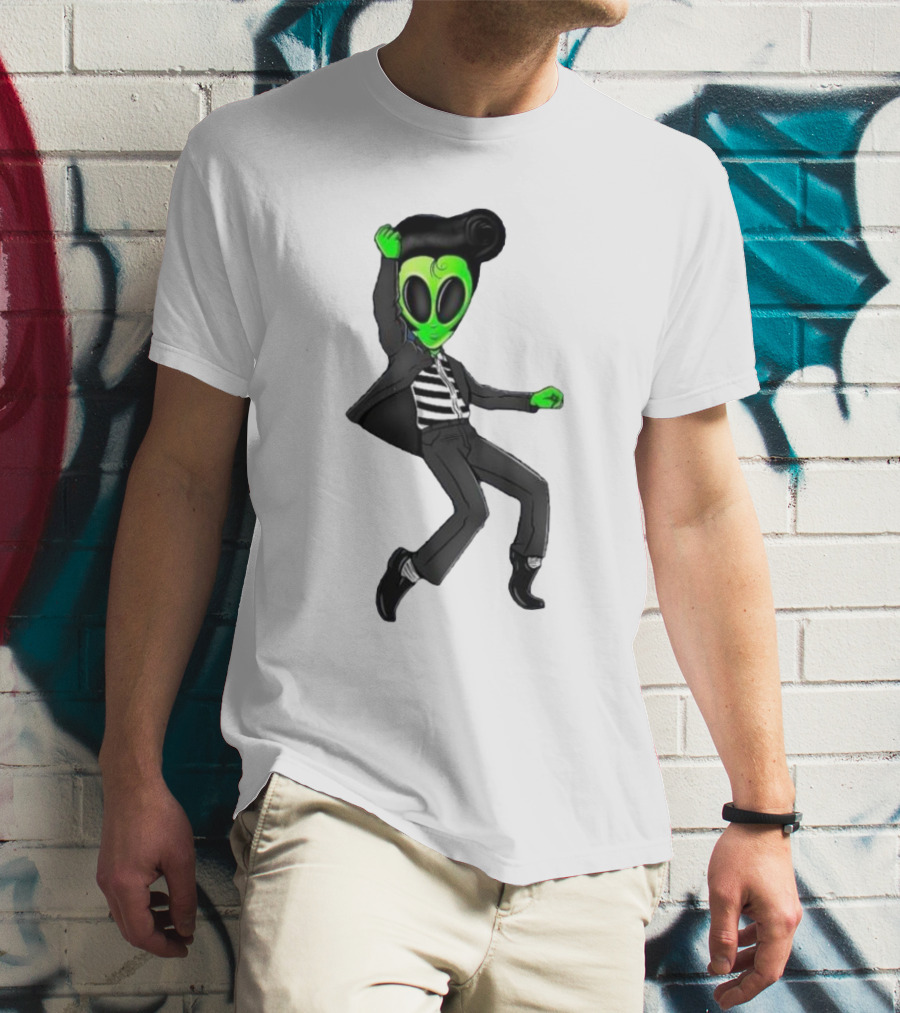 Jailhouse Rock Alien Elvis Presley Dance T-Shirt