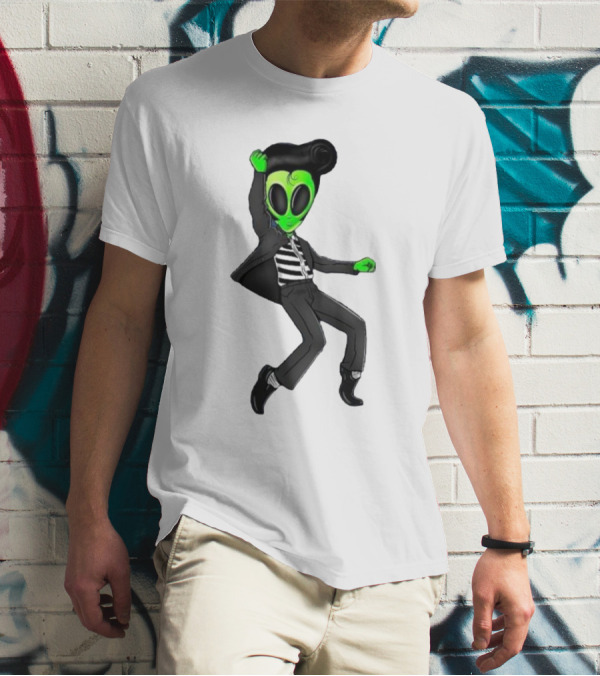 Jailhouse Rock Alien Elvis Presley Dance T-Shirt