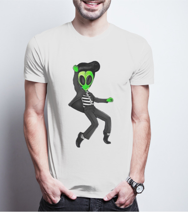 Jailhouse Rock Alien Elvis Presley Dance T-Shirt