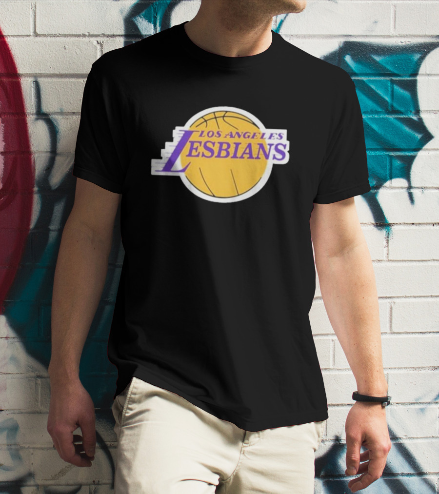 Lakeyia Brown Los Angeles Lesbians Basketball Logo Lakers T-Shirt