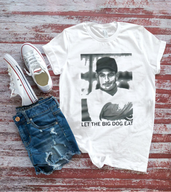 Let The Big Dog Eat - Baseball Pitcher In Action T-Shirt