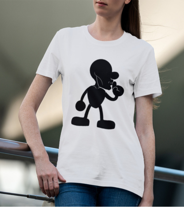 Yeet Team Mr Mew Iconic Silhouette And Dog Collaboration T-Shirt