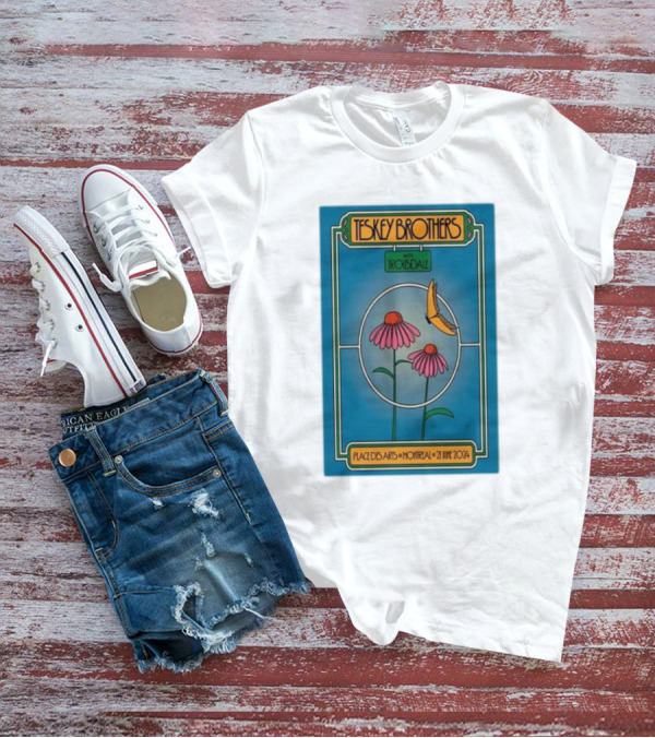 Teskey Brothers With Iron And Wine Place Des Arts Montreal June 21 T-Shirt