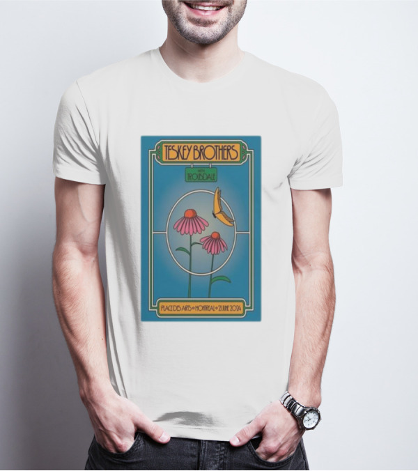 Teskey Brothers With Iron And Wine Place Des Arts Montreal June 21 T-Shirt