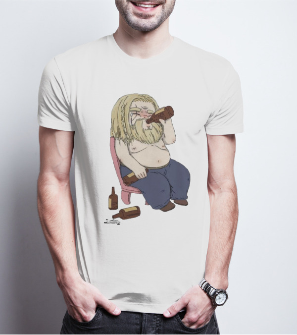 Avengers Endgame Thor Fat Drinking T-Shirt