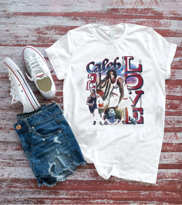 Caleb Love 2 Basketball Signature Jersey Dunk Champion Image T-Shirt