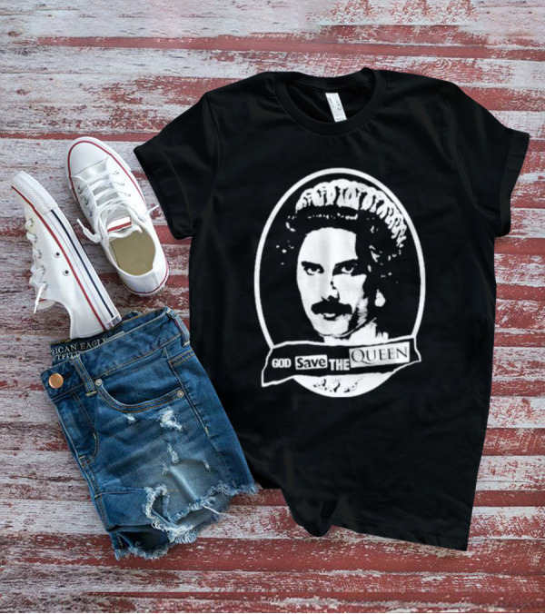 Freddie Mercury God Save The Queen Iconic T-Shirt