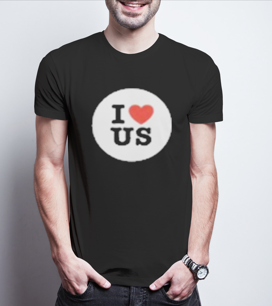 Gracie Abrams I Love Us Emblem Text T-Shirt