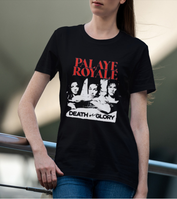 Palaye Royale Death Or Glory Band Member Portrait Trio T-Shirt