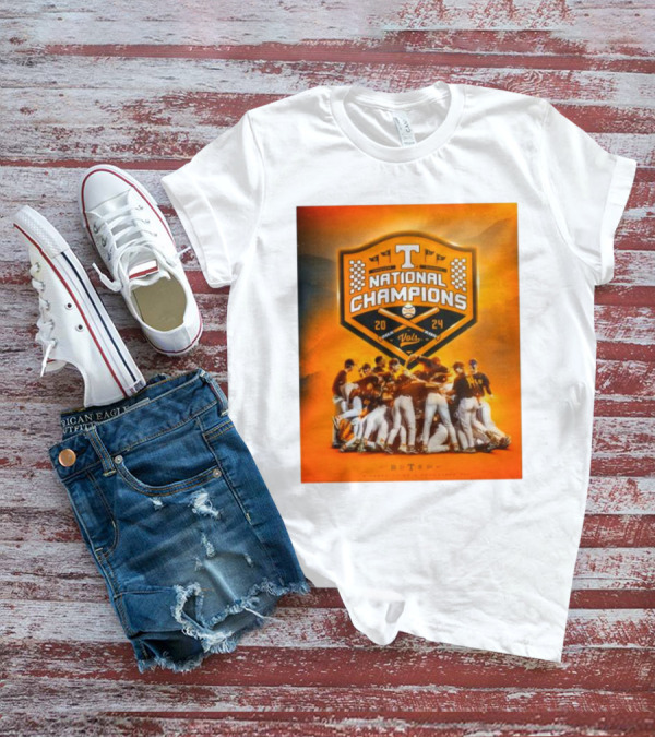 Tennessee Volunteers 2024 National Champions Baseball Team T-Shirt