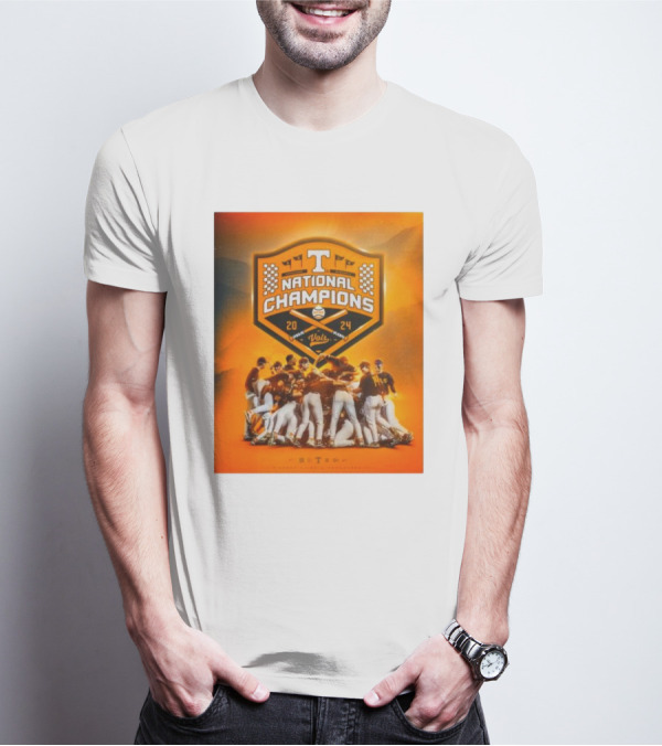 Tennessee Volunteers 2024 National Champions Baseball Team T-Shirt