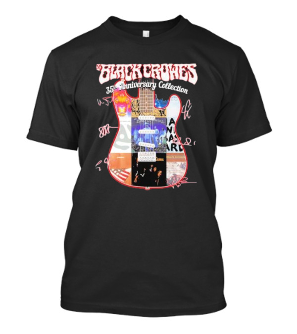 The Black Crowes 35th Anniversary Collection Guitar Signatures T-Shirt