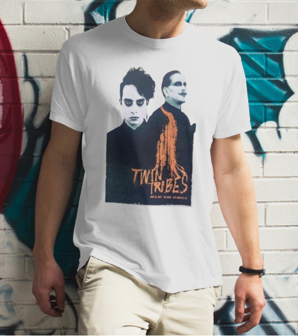 Twin Tribes June 22 2024 The Novo Los Angeles CA Dark Gothic Concert T-Shirt