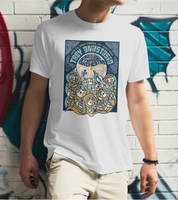 Trey Anastasio June 25 2024 Vienna Wolf Trap National Symphony Orchestra T-Shirt