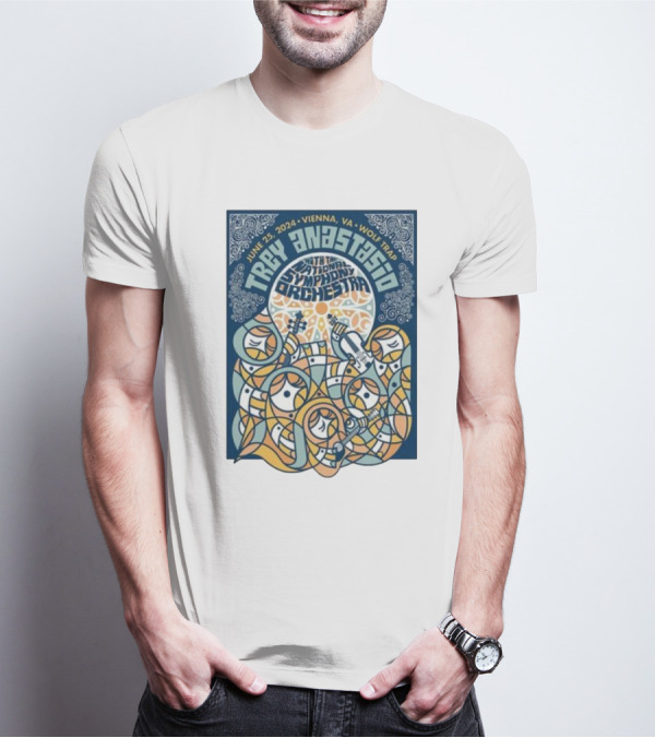 Trey Anastasio June 25 2024 Vienna Wolf Trap National Symphony Orchestra T-Shirt