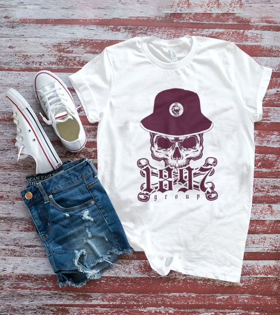 1897 Group Skull With Hat T-Shirt