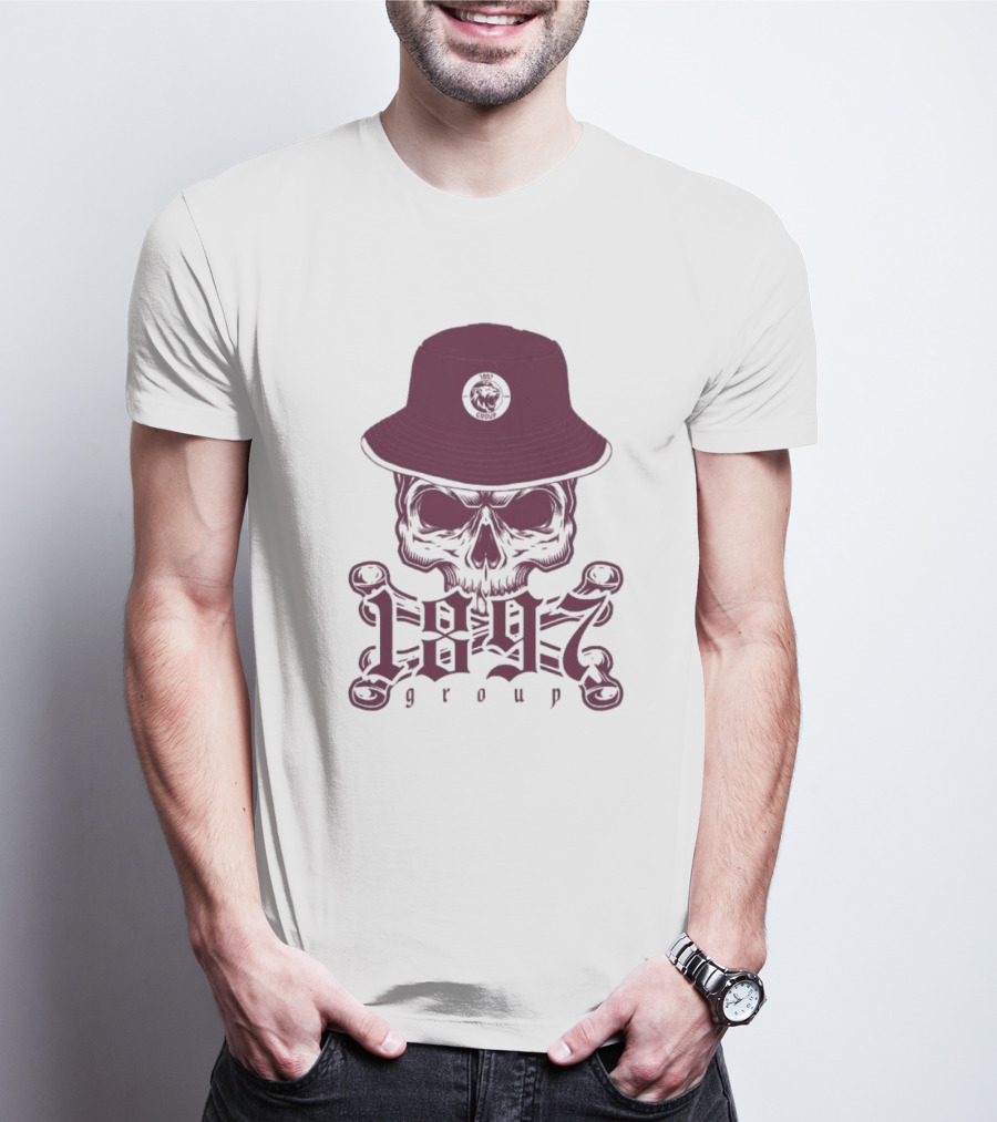 1897 Group Skull With Hat T-Shirt