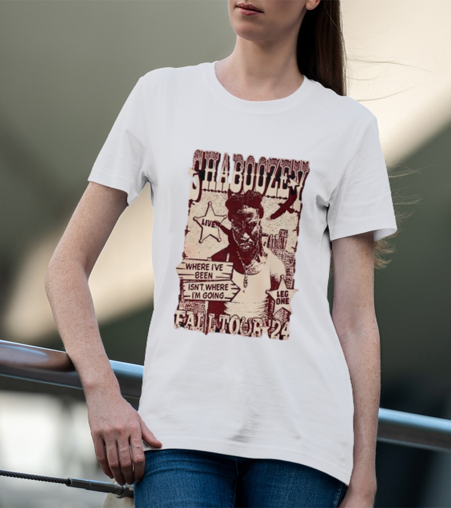 Shaboozey Live Fall Tour '24 Where I've Been Isn't Where I'm Going Leg One T-Shirt