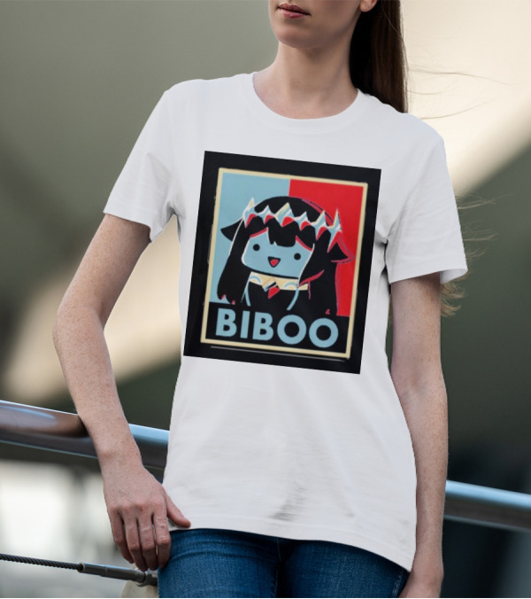 Biboo Hope Poster Style Character Image T-Shirt
