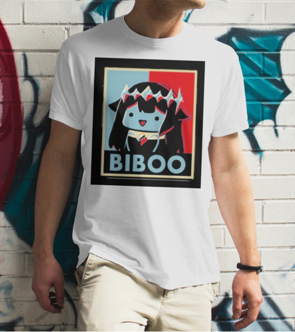 Biboo Hope Poster Style Character Image T-Shirt
