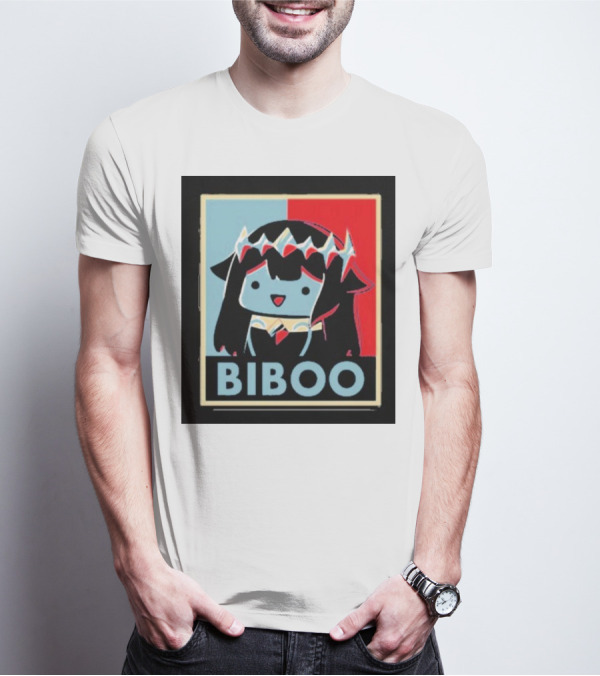 Biboo Hope Poster Style Character Image T-Shirt