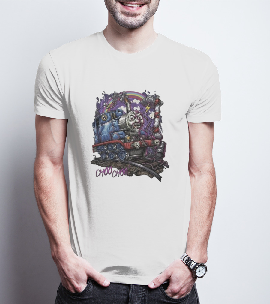 Damaged Society Choo Choo Train Madness T-Shirt